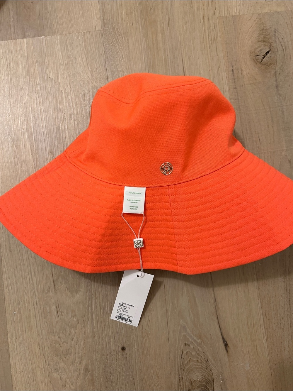 Lilly Pulitzer Reversible Canvas UPF 50 Bahamian Rhapsody's Sun Hat GWP NWT OS - Picture 6 of 8